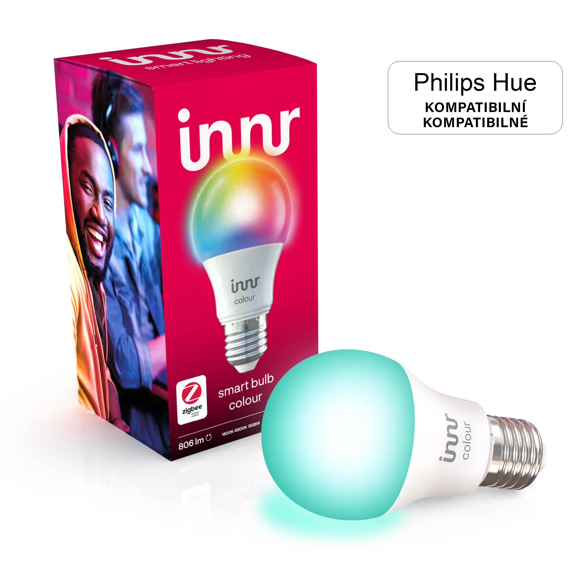 INNR RB 286 C Chytrá LED žárovka E27 Colour INNR RB 286 C Chytrá LED žárovka E27 Colour